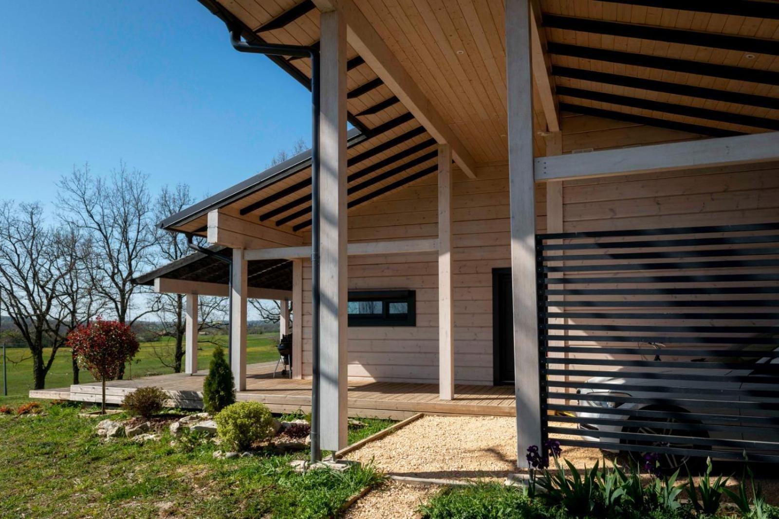 Maison Ecologique De Qualite Superieure Monflanquin Kültér fotó